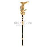 Haq Ali Wooden Stick Gold and Black
