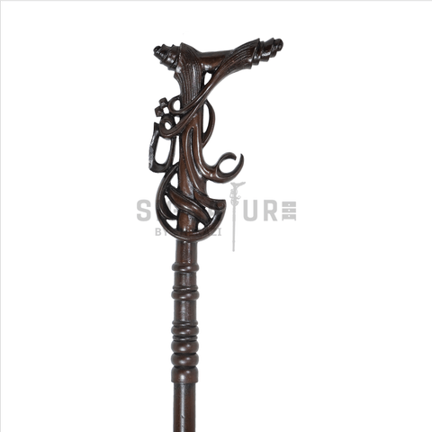 Haq Ali Wooden Stick Dark Brown
